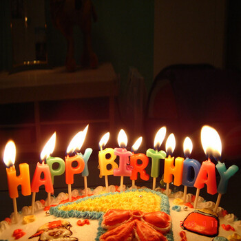 孩派 儿童生日蜡烛 生日派对用品 生日快乐蜡烛 Happy Birthday蜡烛