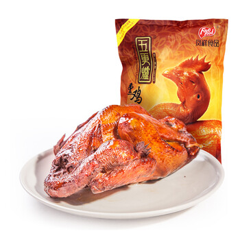 【8折优惠券【新老包装随机发货】凤祥食品 五更炉熏鸡 聊城特产