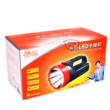 雅格 大功率高亮LED充电式手提应急探照灯 YG-5515
