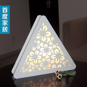 首度台灯 壁灯 LED卧室灯 夜灯 客厅书房灯 雕花仿羊皮 浪漫飞舞 浪漫飞舞1 按钮开关
