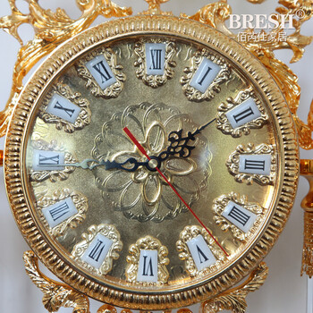 
                                        欧美装饰工艺品纯铜座钟 室内座钟收藏品 欧式家居 质保                