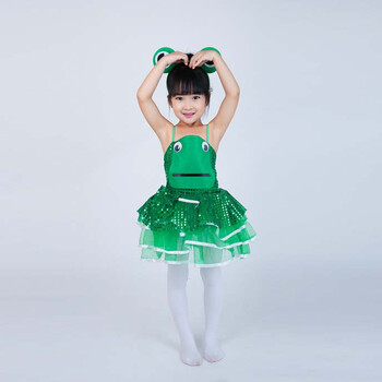 六一儿童节服装青蛙动物服演出服装表演服幼儿园青蛙王子中小学生 女