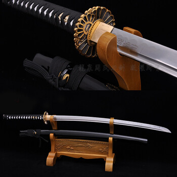 日本武士刀 太阳花打 全手工东洋 剑收藏 工艺礼