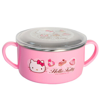 乐扣乐扣餐盒HelloKitty LKT481不锈钢儿童卡通双耳饭盒