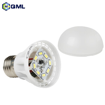 
                                        QML 超美照明 LED灯泡 E27 E14大小螺口节能球泡灯 家用节能灯 白光暖光光源 5WE27白光                