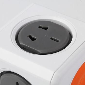 PowerCube Remote 全新三代无线遥控魔方插座-橙色1.5M带遥控器