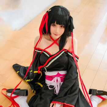 cosplay女装 动漫周边服装机巧少女不会受伤 夜夜cos和服古风服装