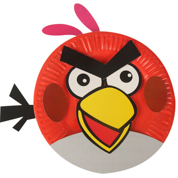 儿童diy手工制作彩色盘子粘贴吊饰_手工小制作