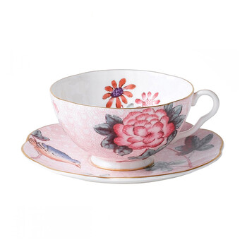Wedgwood  Cuckoo 布谷鸟 布谷鸟粉色茶咖杯碟套装 180ml