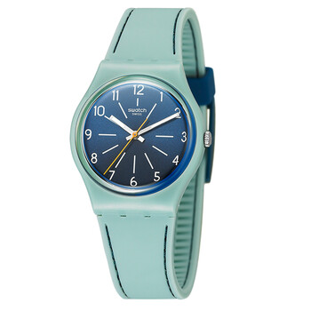 斯沃琪(swatch)手表 经典色彩密码系列 石英男女表 蓝色时针gm184_ 8