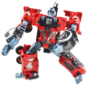 陆霸变形玩具金刚火尊战将合金版救护车吊车摩