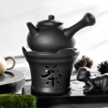 金团(jintuan)功夫茶具配件茶炉 紫砂茶壶陶然炉煮茶壶烧水壶加热炉风炉DQ4009