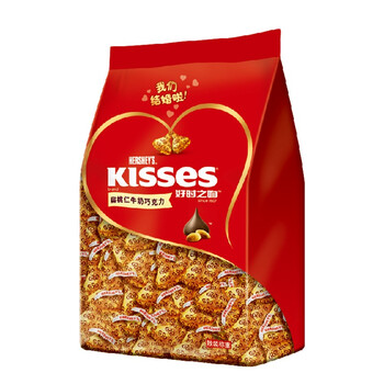 吃了好想谈恋爱# 好时之吻Kisses 扁桃仁牛奶巧克力1kg  92.9元