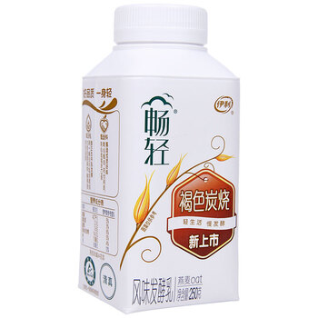 伊利 畅轻 褐色炭烧风味酸奶 250g*1-京东商城