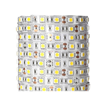 创华星 12V led灯带 滴胶白色 暖白色5050灯带 led软灯条 30\60珠 5050-60珠暖白1米