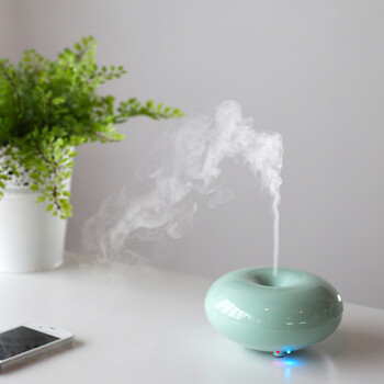 
                                        GXDiffuser 香薰加湿器  办公室家用迷你静音香薰机 净化空气加湿器 浅木色                