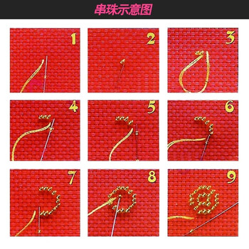 新款汽车挂件十字绣珠绣车用挂饰平安福平安符印花立体全满线珠绣装饰品吊坠件套件小挂件十字绣秀 平安福 红色 套件