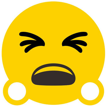 个性diy墙贴 儿童房笑脸贴纸 办公室创意emoji表情贴画 装饰贴 抓狂
