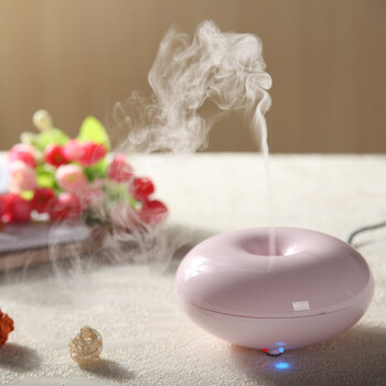 
                                        GXDiffuser 香薰加湿器  办公室家用迷你静音香薰机 净化空气加湿器 浅木色                