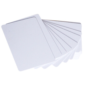 骆谱（LUOAPP） PVC白卡证卡打印机打印卡IDIC卡员工卡会员卡人像卡 PVC白卡10张(无芯片)