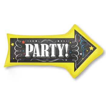 孩派HighParty/生日用品/派对装饰/派对在这里/铝箔气球/个
