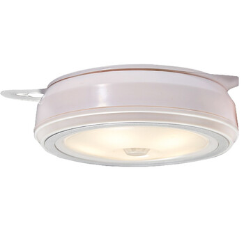 松下（Panasonic）HHLT0210 LED 便携随手贴 红外线感应 小夜灯 暖白色 银色装饰环 0.5W