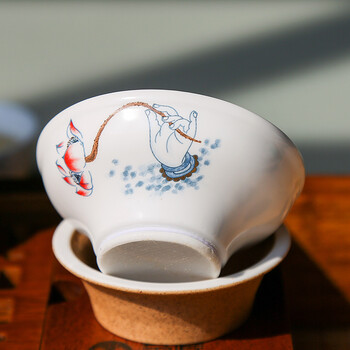 
                                        甲乐茶具套装 茶壶茶杯茶海功夫茶具公道杯礼盒装粗陶亚光釉10件套装茶禅一味 茶禅一味盖碗茶具套组                