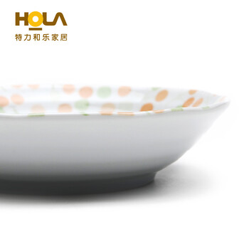 HOLA特力和乐 日本进口凹凸卡通五入盘 餐盘套装原特力屋