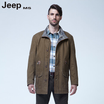 JEEPMS吉普猛士秋冬休闲夹克<em>外套</em>男装货到