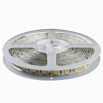 创华星 12V led灯带 滴胶白色 暖白色5050灯带 led软灯条 30\60珠 5050-60珠暖白1米