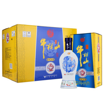 牛栏山 百年精品 38度 500ml*6瓶 浓香型白酒 整箱装