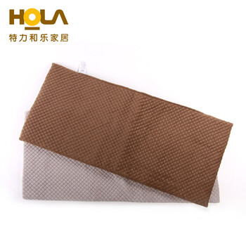 HOLA特力和乐 春秋款短毛绒四季沙发坐垫 欧式布艺原特力屋 咖啡 53*165*4