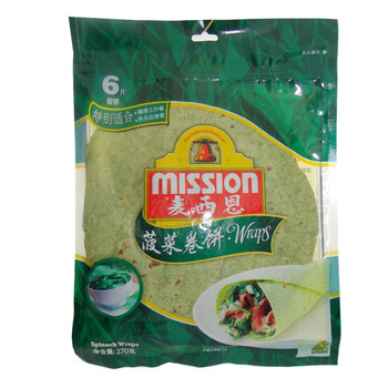 mission麦西恩墨西哥面饼菠菜卷饼手抓饼面饼