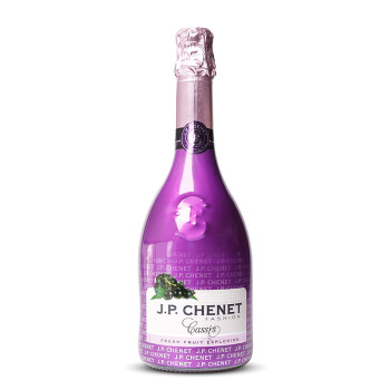 法国原瓶进口红酒 香奈（J.P.CHENET）黑加仑香起泡酒 750ml
