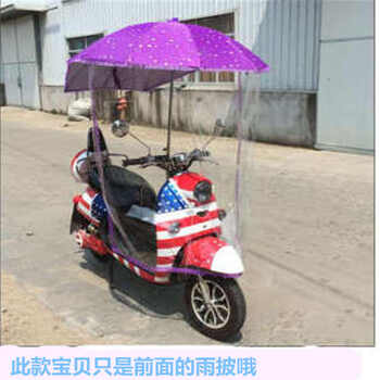 
                                        电动车遮阳伞遮雨披遮雨罩电动车遮阳雨棚透明雨披电动车伞挡风板 1.6米花边玫红雨披+卡子                