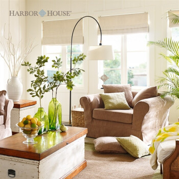 Harbor House Dalton 铁制落地灯 弯曲弧度灯杆 美式灯具 105887