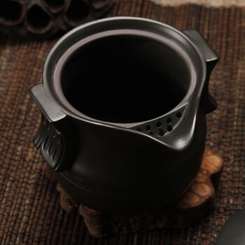 
                                        永丰祥 茶具套装  紫砂汝窑整套功夫茶具电磁炉四合一乌金石实木茶盘套装YFX841 紫砂茶具                