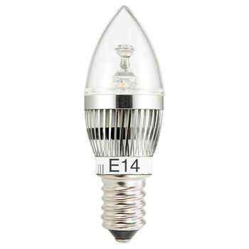 佐拉 Lamp LED灯泡3W4W灯泡蜡烛拉尾灯尖泡E27/E14螺旋小螺口6001 E14-4W白光-6001