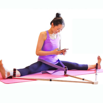 一字马训练器不锈钢横叉开胯拉韧带劈叉器