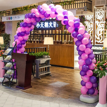 
                                        娜芸 婚庆布置气球拱门 公司庆典 开业活动装饰便携式拱门 婚庆结婚庆典充气球门 开业婚礼道 8节拱门一套+2.2克气球两包 其他                