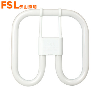 佛山照明 fsl 28瓦 三基色2D荧光灯管 蝴蝶灯泡 方型节能灯具 3支装