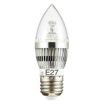 佐拉 Lamp LED灯泡3W4W灯泡蜡烛拉尾灯尖泡E27/E14螺旋小螺口6001 E14-4W白光-6001
