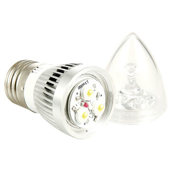 佐拉 Lamp LED灯泡3W4W灯泡蜡烛拉尾灯尖泡E27/E14螺旋小螺口6001 E14-4W白光-6001