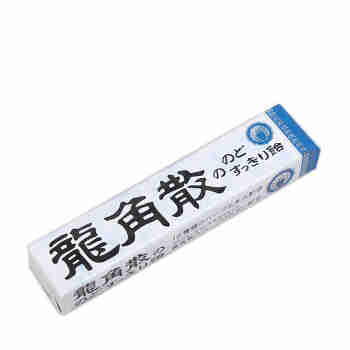 日本原装进口龙角散舒缓咽喉疼痛雾霾天气可舒缓清咽利喉儿童可服用 薄荷润喉糖  1份