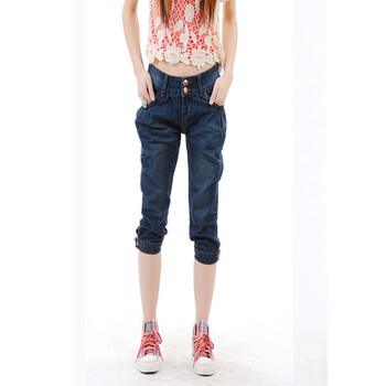 薇薇陈品2014 新款韩版<em>哈伦</em>裤<em>马裤牛仔</em>裤<em>牛仔</em>