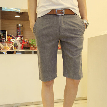 豪普斯 2014夏装新款男士休闲裤<em>马裤男亚麻</em>男