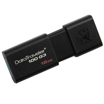 金士顿（Kingston）DT100G3 16GB USB 3.0 U盘 黑色