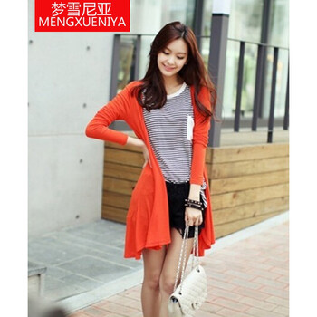 梦雪尼亚 2014年<em>秋款开衫</em> 不规制<em>开衫</em> <em>针织</em>衫欧