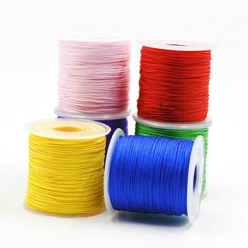 
                                                                                迈利达 台湾72#尼龙蒲公英佛珠线绳 珠宝线 手工DIY手绳编织线0.8mm 浅棕一卷                