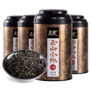 正山小种 红茶茶叶 特正山小种浓香型罐装散装 五虎茶叶礼盒图片